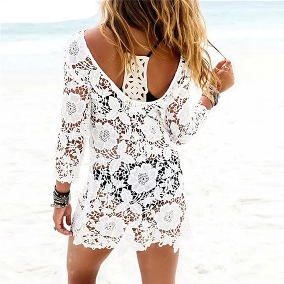 White lace brace coverups - Picture 2 of 5